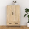 VidaXL Dulap &icirc;nalt, stejar sonoma, 70x31x115 cm, lemn prelucrat 812540