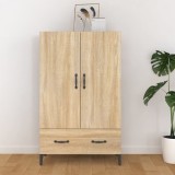 VidaXL Dulap &icirc;nalt, stejar sonoma, 70x31x115 cm, lemn prelucrat