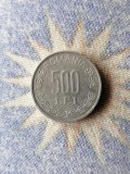 500 lei 1999 -aunc. scris cant revers Tip B. ROM&Acirc;NIA.