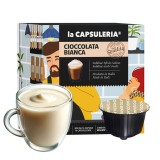 Cumpara ieftin Ciocolata Calda Alba, 96 capsule compatibile Dolce Gusto, La Capsuleria