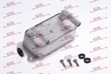 Radiator racire ulei motor, termoflot Land Rover Discovery Sport, Range Rover Evoque, motor: 2.0 T, Mhev, SRLine, miez si rezervor din aluminiu