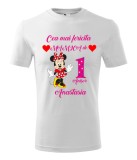 Tricou Personalizat- Cea mai fericita mamica de 1 anisor - Anastasia