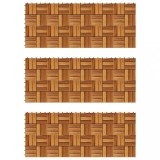 Set dale din lemn de salc&acirc;m 30 x 30 cm, 30 buc., vidaXL