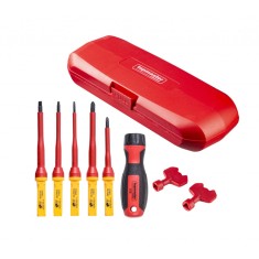 Set 8 surubelnite izolate VDE 1000V cu maner interschimbabil TMP