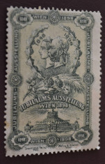 Imperiul Austro Ungar - Viena - vignieta Expozitia aniversara 1848-1898 foto