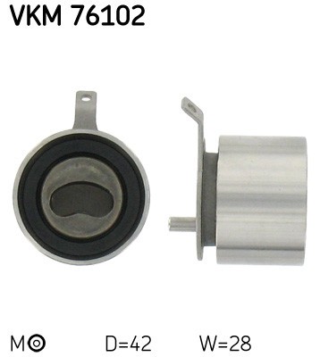 SKF VKM 76102 rola intinzator,curea distributie foto