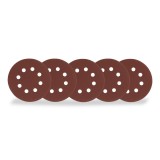 Set 5 discuri abrazive ROTOR 125 mm P220 pentru slefuitor excentric, Velcro