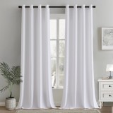 Cumpara ieftin Set 2 Draperii Blackout Alb 260 x 140 cm - CN