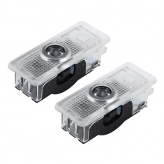 Set de 2 Lampi Led Logo Xentech Light Portiere / usi Mercedes-Benz C-Class W203