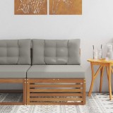 vidaXL Canapea centrală pentru exterior Lemn Solid de Acacia natural 900564