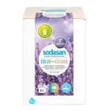 Sodasan Detergent Lichid Ecologic Rufe Colorate Lavanda, 66 Spalari, Testat Dermatologic, 30-95&deg;C