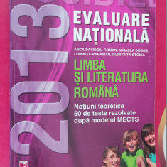 LIMBA SI LITERATURA ROMANA EVALUARE NATIONALA NOTIUNI TEORETICE 50 DE TESTE