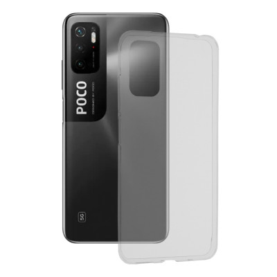 Husa pentru Xiaomi Redmi Note 10 5G / Poco M3 Pro 5G, Techsuit Clear Silicone, Transparenta foto