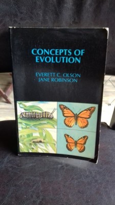 CONCEPTS OF EVOLUTION - EVERETT C. OLSON foto