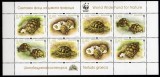Bulgaria 2016 - Fauna: WWF Spur-thighed Tortoise - m/s de 2 seturi MNH, Nestampilat