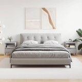 vidaXL Noptiere, 2 buc., gri beton, 40x35x50 cm, lemn compozit