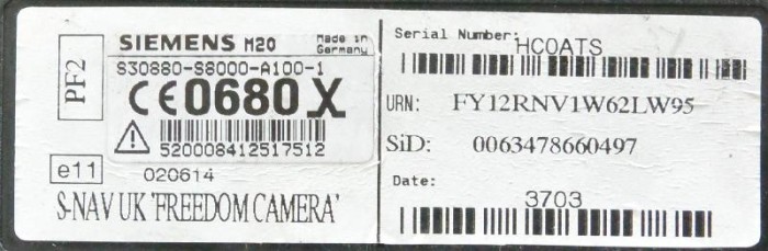 Unitate de control navigație MAZDA 3 Sedan BK 2004 OEM: 830880-88000-A100-1GPA-03A 1483319