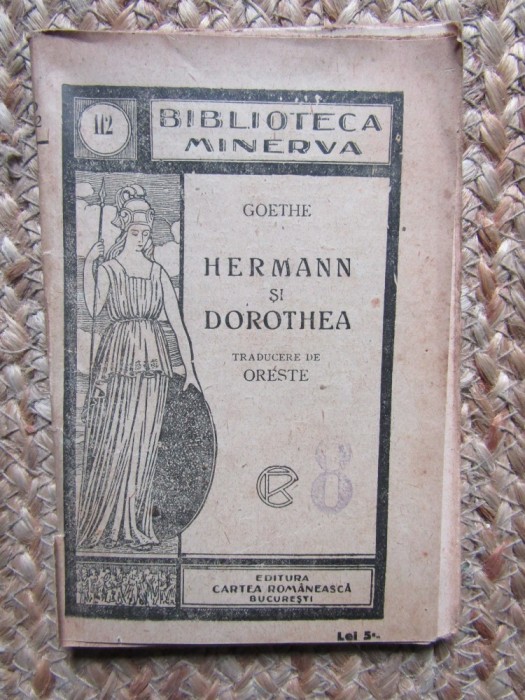 HERMANN SI DOROTHEA - GOETHE
