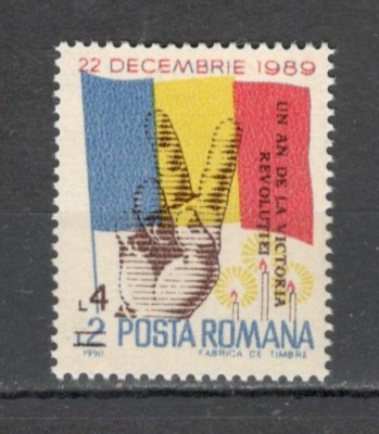 Romania.1990 1 an revolutia populara-supr. XR.1029 foto