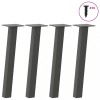 VidaXL Picioare pentru măsuță de cafea, antracit, 42 cm, oțel, 4 buc.