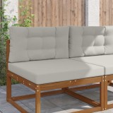 vidaXL Perna pentru canapea de exterior 2 pcs Gri Poliester 900847