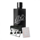 Cumpara ieftin Set apa de toaleta Be the Legend 75 ml si card multifunctional Dactylion, de supravietuire, otel inoxidabil