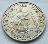 456. Moneda Portugalia 100 escudos 1987 (Explorer Gil Eanes)