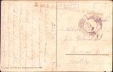 CP122 Carte poștală austro-ungară cu ștampilă kuk Geniedirektionsfiliale in Castelnuovo, circulată Timișoara, Primul Război Mondial, Circulata, Printata