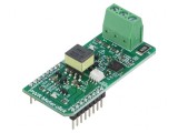 Placă prototip contor energie UART MCP39F511A