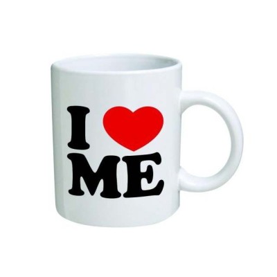 Cana alba personalizata I Love Me, INOVATIX&amp;reg;. 330ml foto