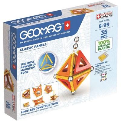 Set de construcție magnetică Geomag Classic Panels 35 piese foto
