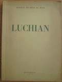 T. Enescu - Expozitia Luchian (Catalog de expozitie, Muzeul de Arta al R.P.R., 1957) pictura pastel acuarela desen Stefan Theodor