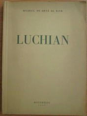 T. Enescu - Expozitia Luchian (Catalog de expozitie, Muzeul de Arta al R.P.R., 1957) pictura pastel acuarela desen Stefan Theodor