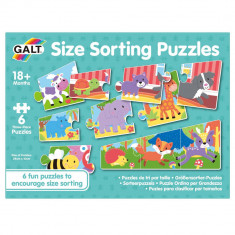 Set 6 puzzle - Animalute jucause (3 piese) PlayLearn Toys foto