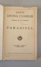 Dante - Divina comedie - Paradisul (Editie Ramiro Ortiz) , 1932