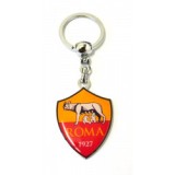 Breloc cheie inox compatibil echipa AS Roma multicolor
