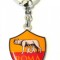 Breloc cheie inox compatibil echipa AS Roma multicolor