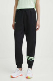 Adidas Originals pantaloni de trening culoarea negru, cu imprimeu, IU2501