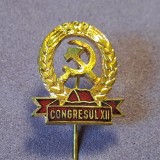 Insigna comunista - CONGRESUL XII