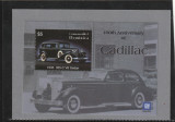 Dominica 2003-Transp.,Automobil,100 ani Cadillac,colita dantelata,MNH,Mi.Bl.486, Transporturi, Nestampilat