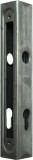 Carcasa metalica pentru broasca incastrabila, profil de 40x40 mm, grosime 1.5 mm, distanta 90 mm, otel