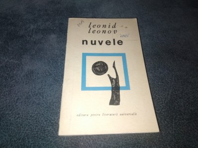 LEONID LEONOV - NUVELE foto