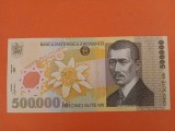 Bancnota 500000 lei 2000 seria 005C semnatura Ghizari UNC