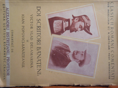 N.Cartojan, Doi scriitori banateni, Victor Vlad Delamarina si I. Popovici foto