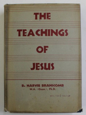 THE TEACHINGS OF JESUS - A TEXTBOOK FOR COLLEGE AND INDIVIDUAL USE by HARVIE BRANSCOMB , 1931 foto