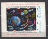 RUSIA 1964 - COSMOS, BLOC NESTAMPILAT, C17