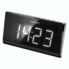 Radio cu ceas Sencor SRC 340 FM Black foto