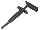 Clips de măsurare cu c&acirc;rlig 15A neagră 116,84mm