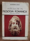 Introducere in filologia romanica- Ecaterina Goga