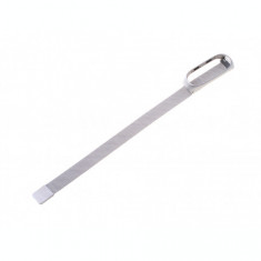 Curea metalica tip plasa pentru bratara fitness Xiaomi Mi Band 3 / 4, cu prindere magnetica Culoare Argint foto